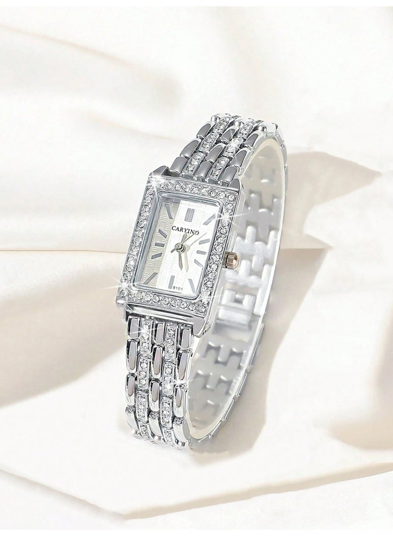 Shein women’s fashion bracelet watch with an elegant and luxurious design - Image 1